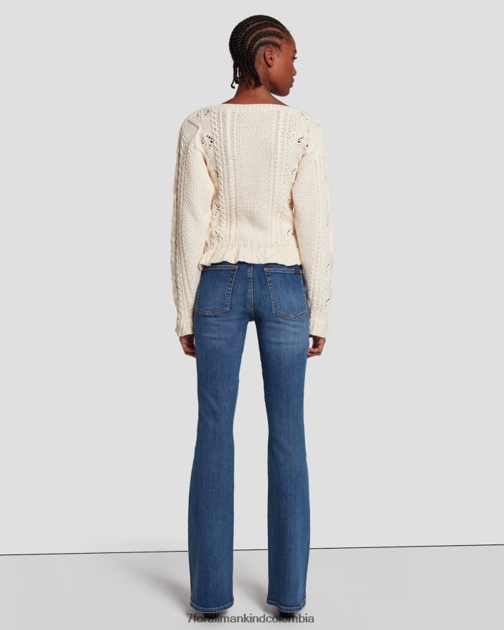 vestir 7 for All Mankind Ali en la luz del Soho JBNRD12
