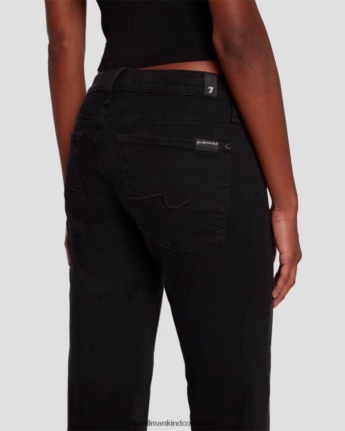 vestir 7 for All Mankind B(air) bootcut original en negro lavado JBNRD17