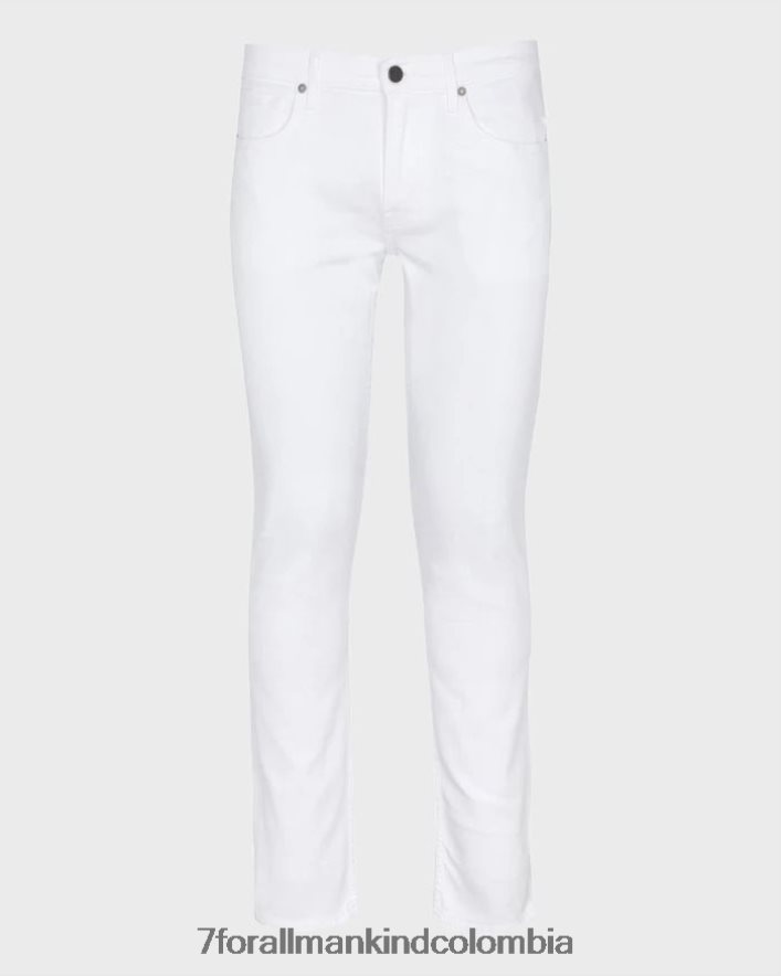 vestir 7 for All Mankind Bolsillo limpio en blanco Paxtyn de rendimiento de lujo JBNRD546