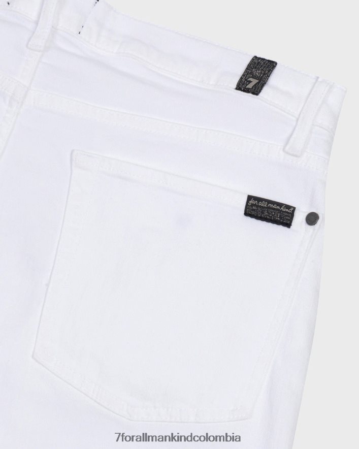 vestir 7 for All Mankind Bolsillo limpio en blanco Paxtyn de rendimiento de lujo JBNRD546