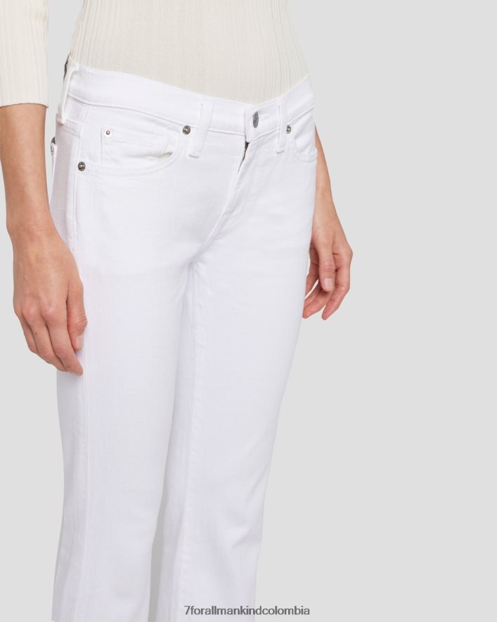 vestir 7 for All Mankind Bootcut original de sarga rota en blanco JBNRD19