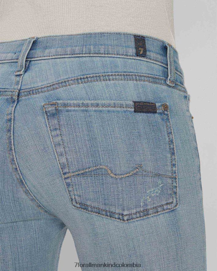 vestir 7 for All Mankind Bootcut original de sarga rota en coco prive JBNRD82