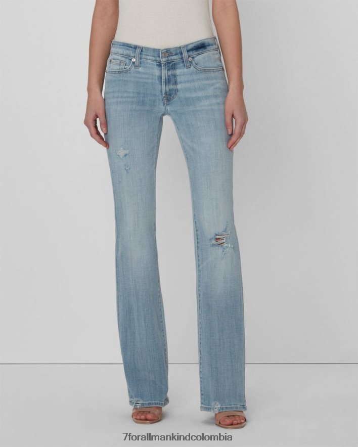 vestir 7 for All Mankind Bootcut original de sarga rota en coco prive JBNRD82