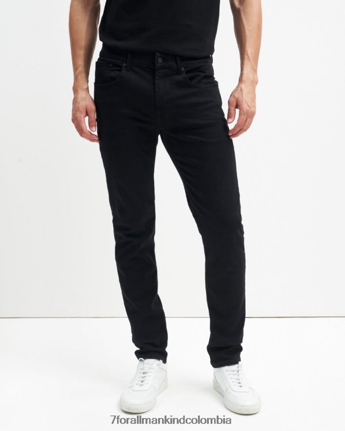 vestir 7 for All Mankind Cónico y entallado en negro Luxe Performance Plus JBNRD501