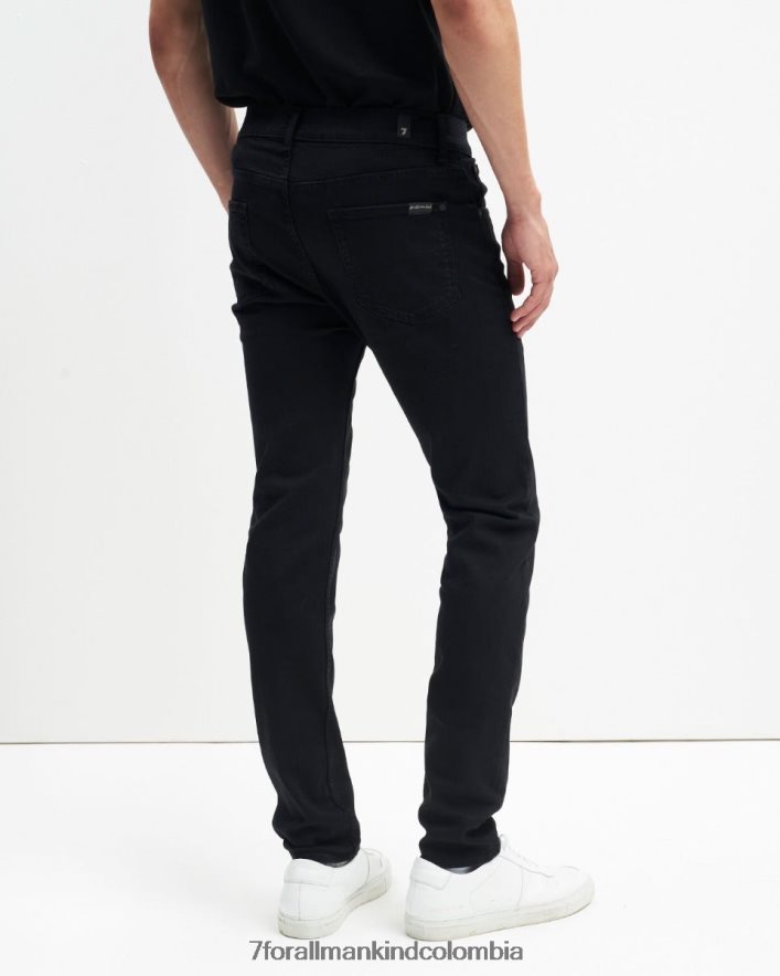 vestir 7 for All Mankind Cónico y entallado en negro Luxe Performance Plus JBNRD501