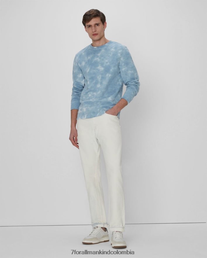 vestir 7 for All Mankind Cooper J en nublado blanqueado. JBNRD639