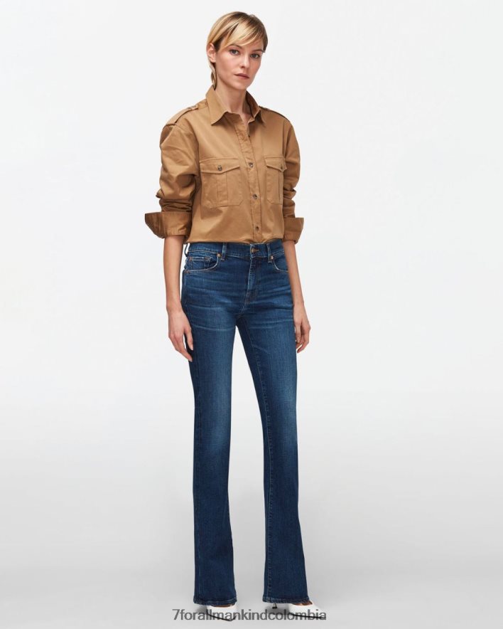 vestir 7 for All Mankind Corte de bota Slim Illusion Kimmie en línea alta JBNRD84
