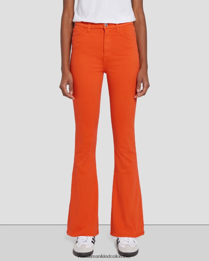 vestir 7 for All Mankind Corte de bota ceñido y sin filtro en color koi JBNRD246