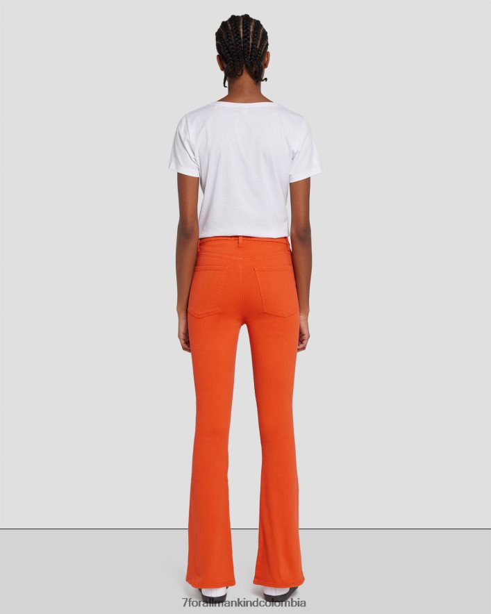 vestir 7 for All Mankind Corte de bota ceñido y sin filtro en color koi JBNRD246
