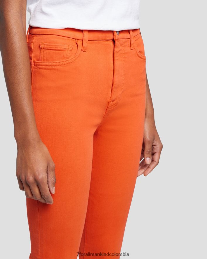 vestir 7 for All Mankind Corte de bota ceñido y sin filtro en color koi JBNRD246