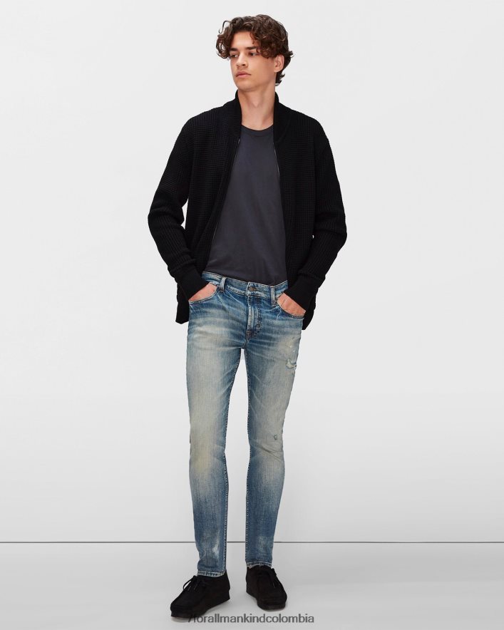 vestir 7 for All Mankind Earthkind Stretch Tek Paxtyn en helicóptero azul claro JBNRD613