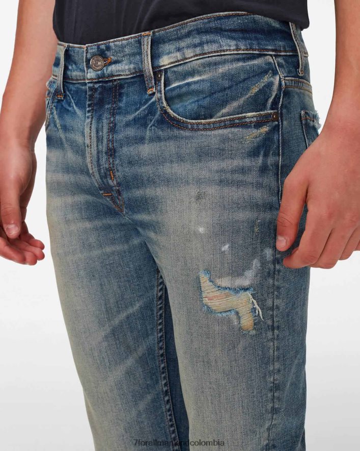 vestir 7 for All Mankind Earthkind Stretch Tek Paxtyn en helicóptero azul claro JBNRD613