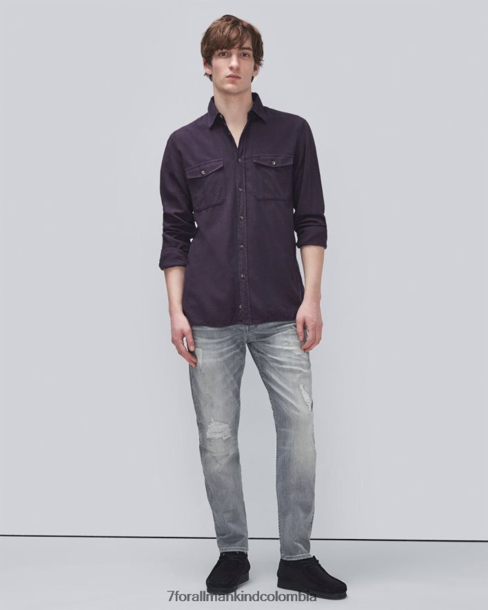 vestir 7 for All Mankind Earthkind Stretch Tek Slimmy Tapered en Sharp JBNRD648