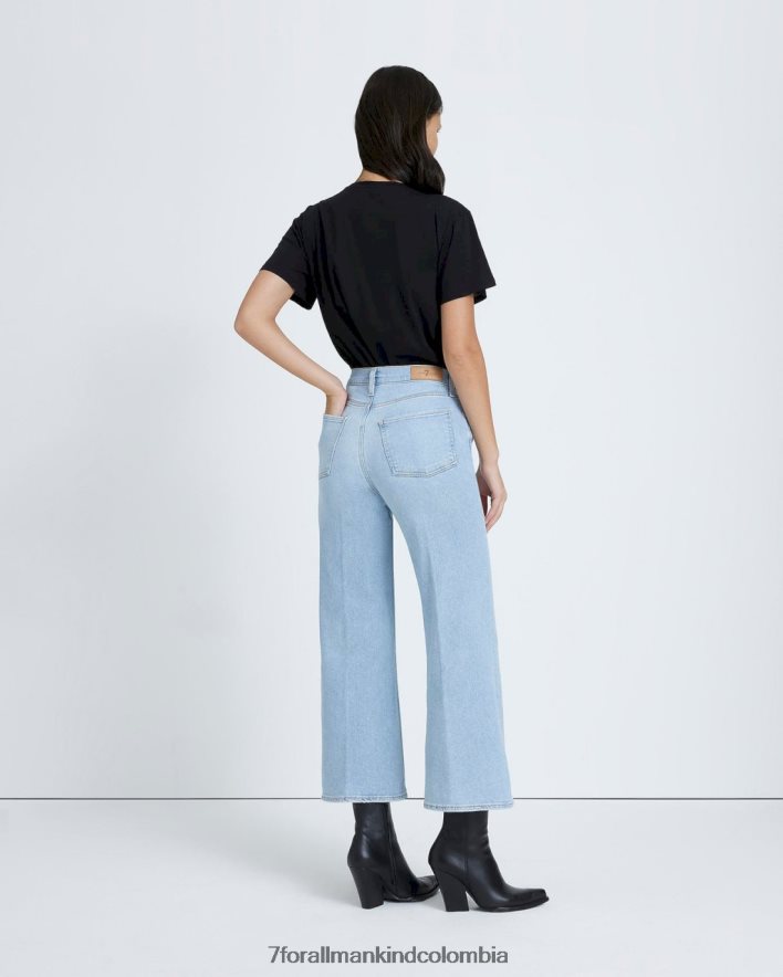 vestir 7 for All Mankind Jo recortada vintage de lujo con flor salvaje JBNRD228