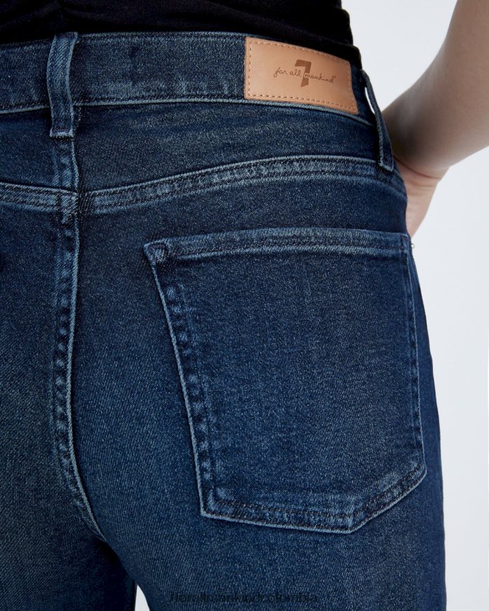 vestir 7 for All Mankind Jo recortado vintage de lujo en Blueland JBNRD171