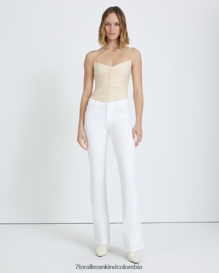 vestir 7 for All Mankind Kimmie bootcut en blanco limpio JBNRD67
