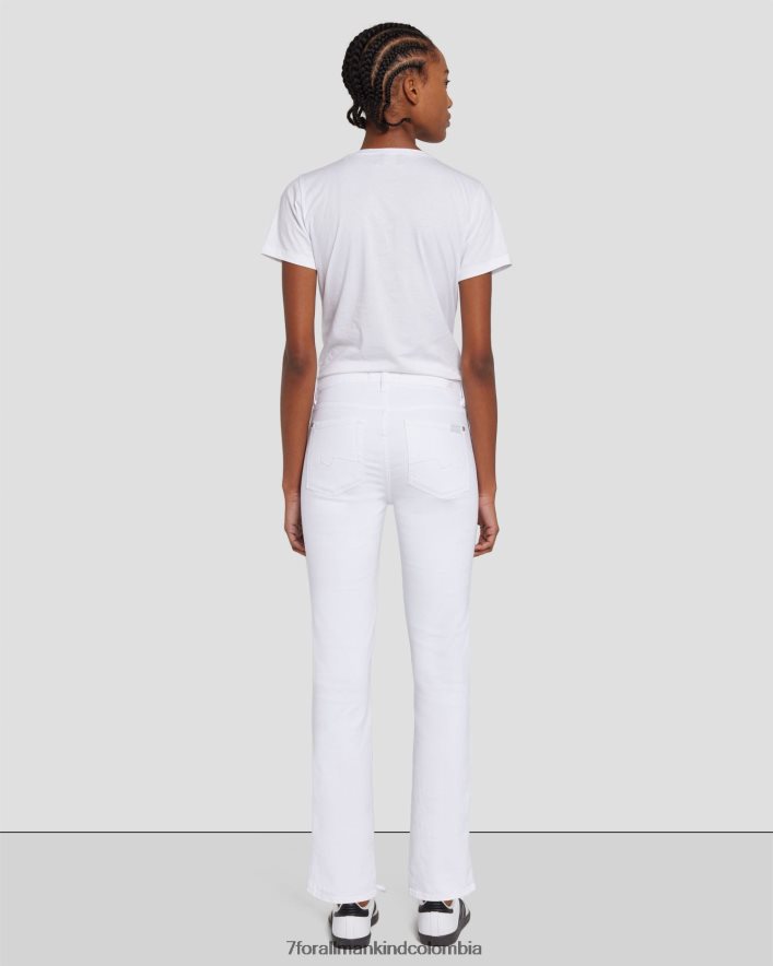 vestir 7 for All Mankind Kimmie corte recto en blanco limpio JBNRD15