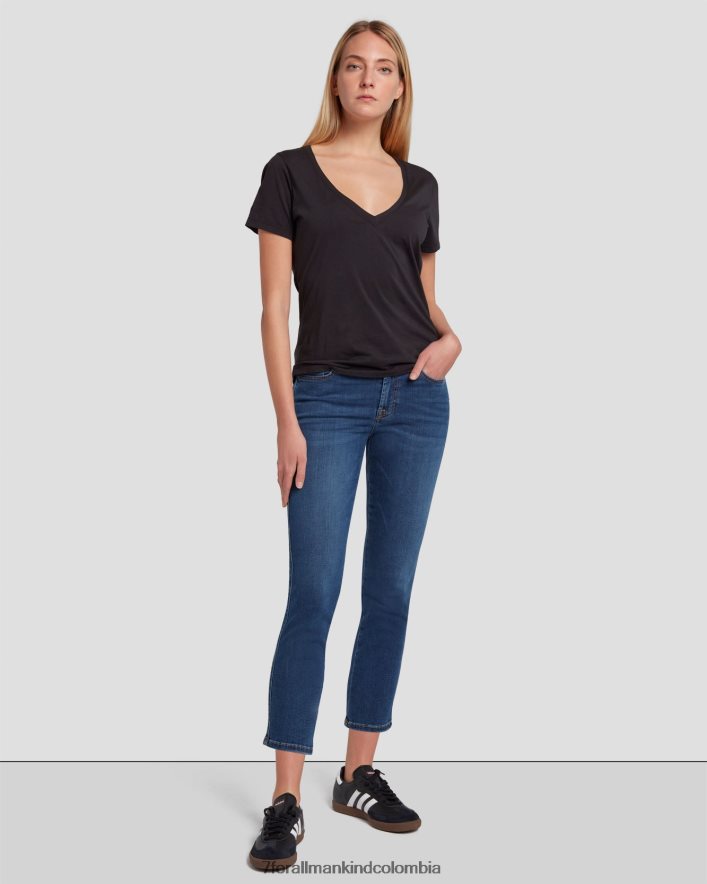 vestir 7 for All Mankind Kimmie de b(air) con corte recto y estilo duquesa JBNRD11