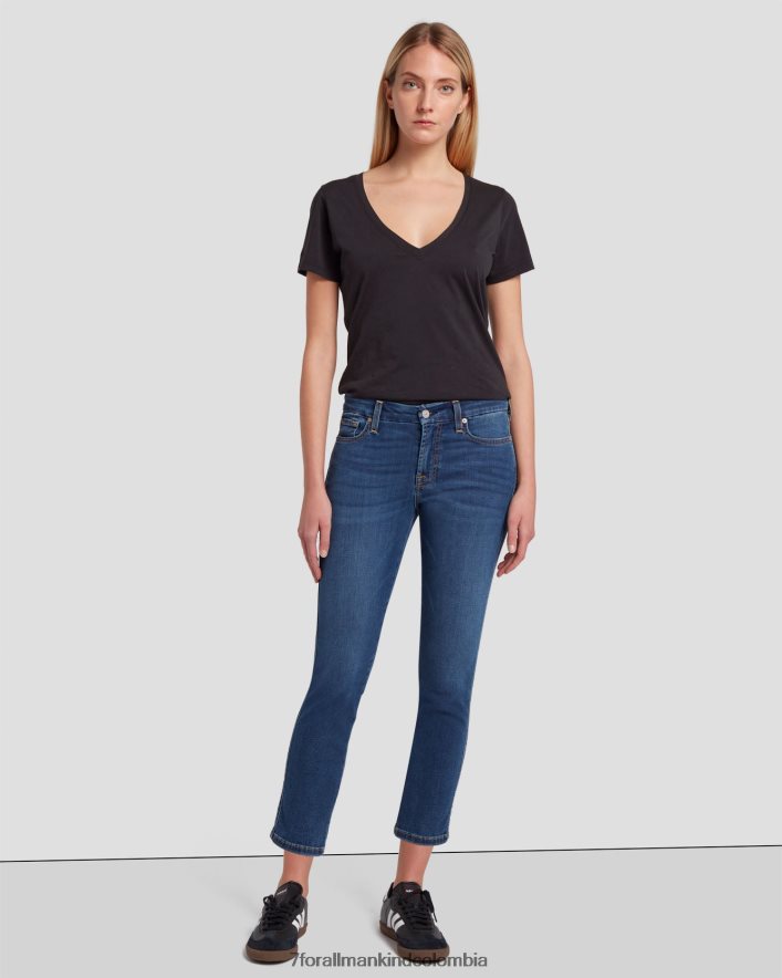 vestir 7 for All Mankind Kimmie de b(air) con corte recto y estilo duquesa JBNRD11