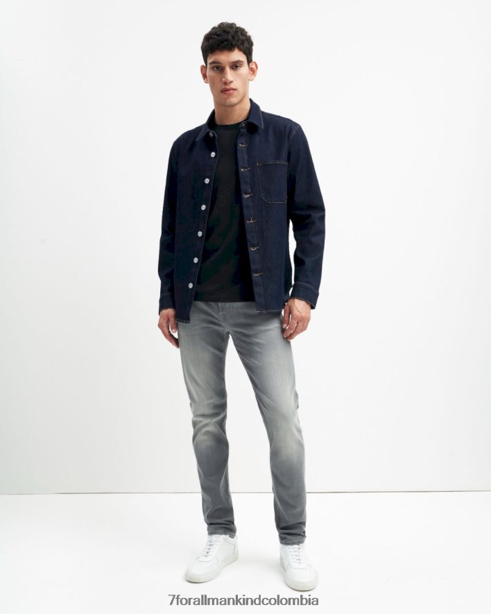 vestir 7 for All Mankind Luxe Performance Plus Slimmy Tapered en gris JBNRD530