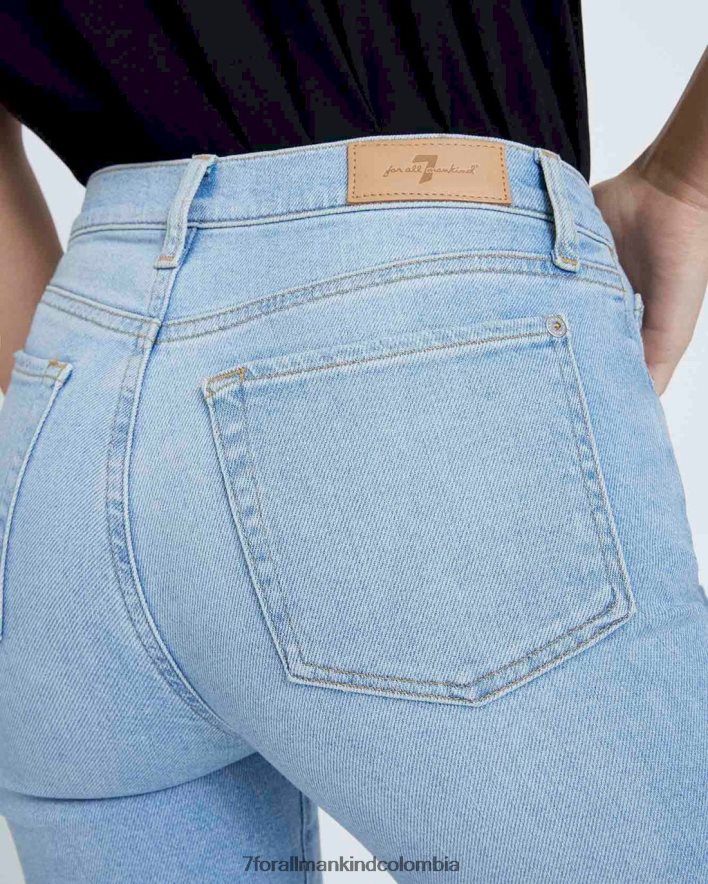 vestir 7 for All Mankind Pantalón ajustado de talle alto vintage de lujo en flor silvestre JBNRD217