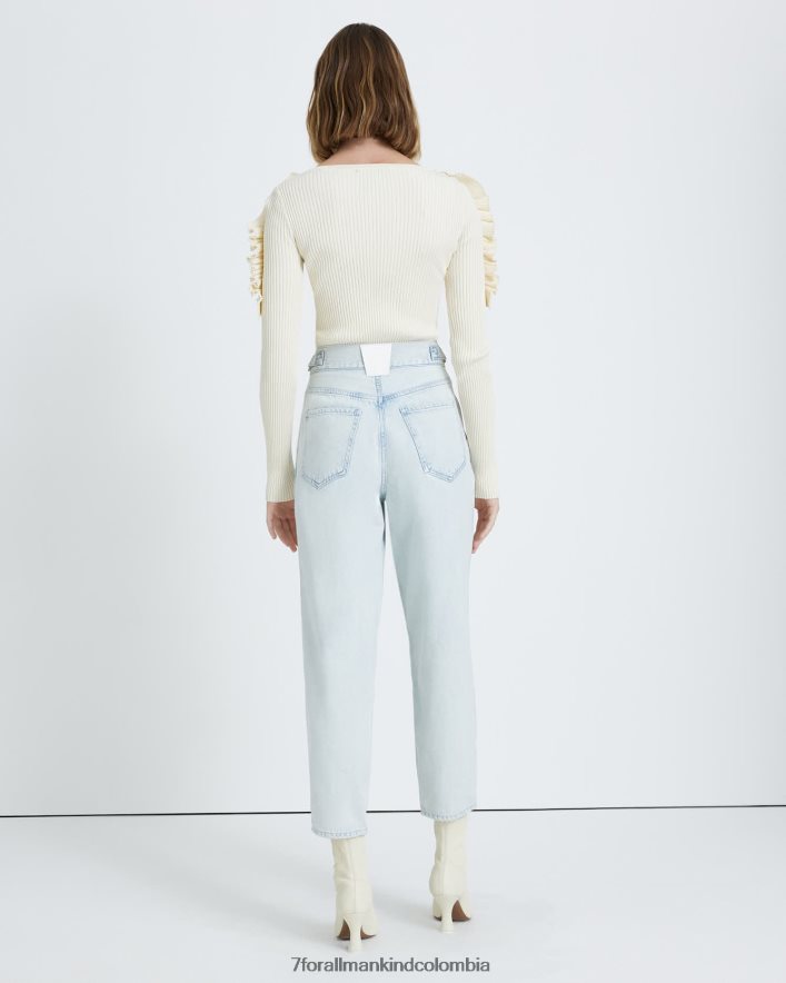 vestir 7 for All Mankind Pantalón con pestaña Ballon en Isadora JBNRD318