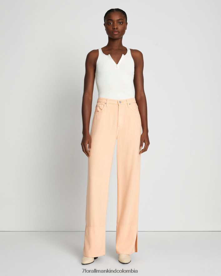 vestir 7 for All Mankind Pantalón denim brillante en Prairie Sunset JBNRD282