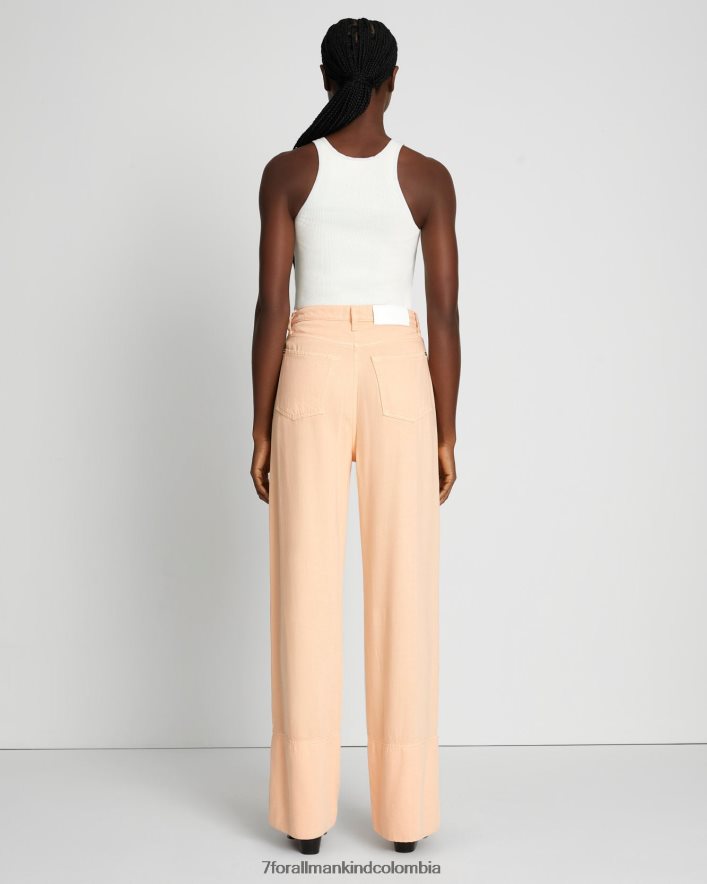 vestir 7 for All Mankind Pantalón denim brillante en Prairie Sunset JBNRD282