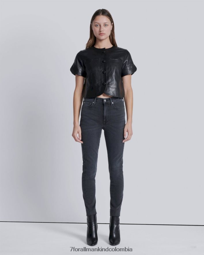 vestir 7 for All Mankind Pantalón pitillo con talle alto y tobillos en Night Rider JBNRD210