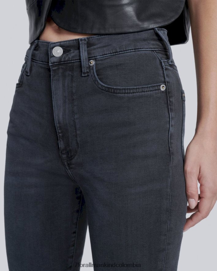 vestir 7 for All Mankind Pantalón pitillo con talle alto y tobillos en Night Rider JBNRD210