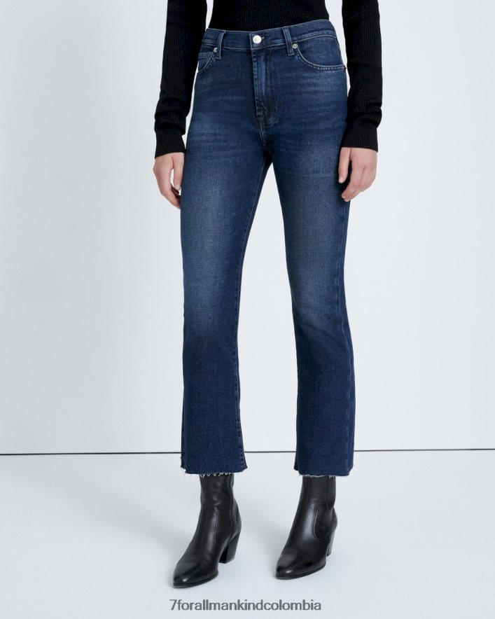 vestir 7 for All Mankind Pantalón pitillo de talle alto vintage de lujo en blueland JBNRD180