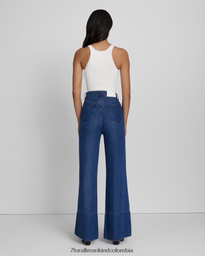 vestir 7 for All Mankind Pantalón vaquero brillante en índigo oscuro JBNRD219
