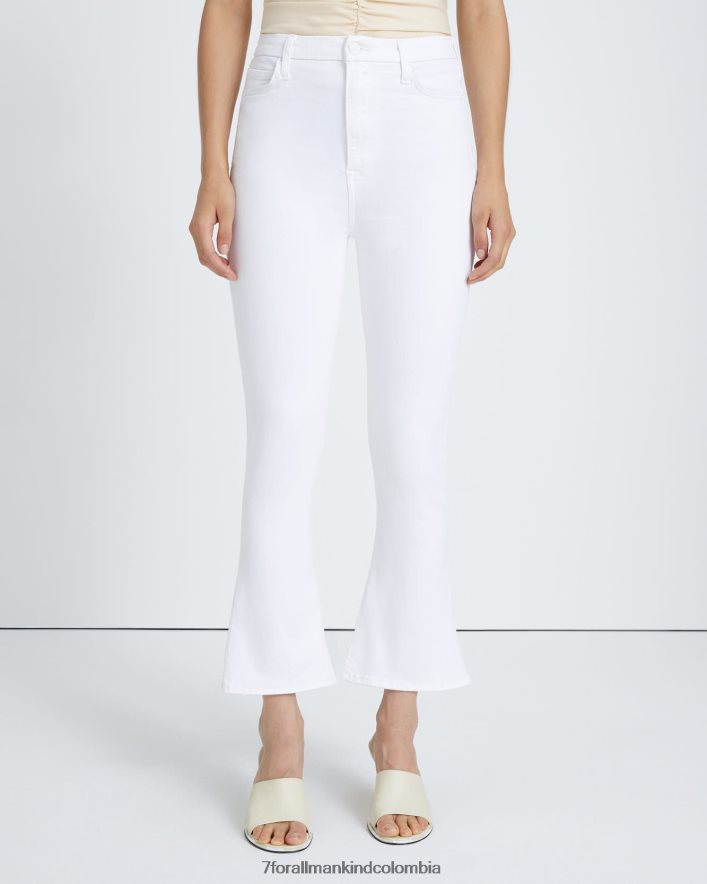 vestir 7 for All Mankind Pantalones ajustados de talle muy alto sin filtro en blanco limpio JBNRD250