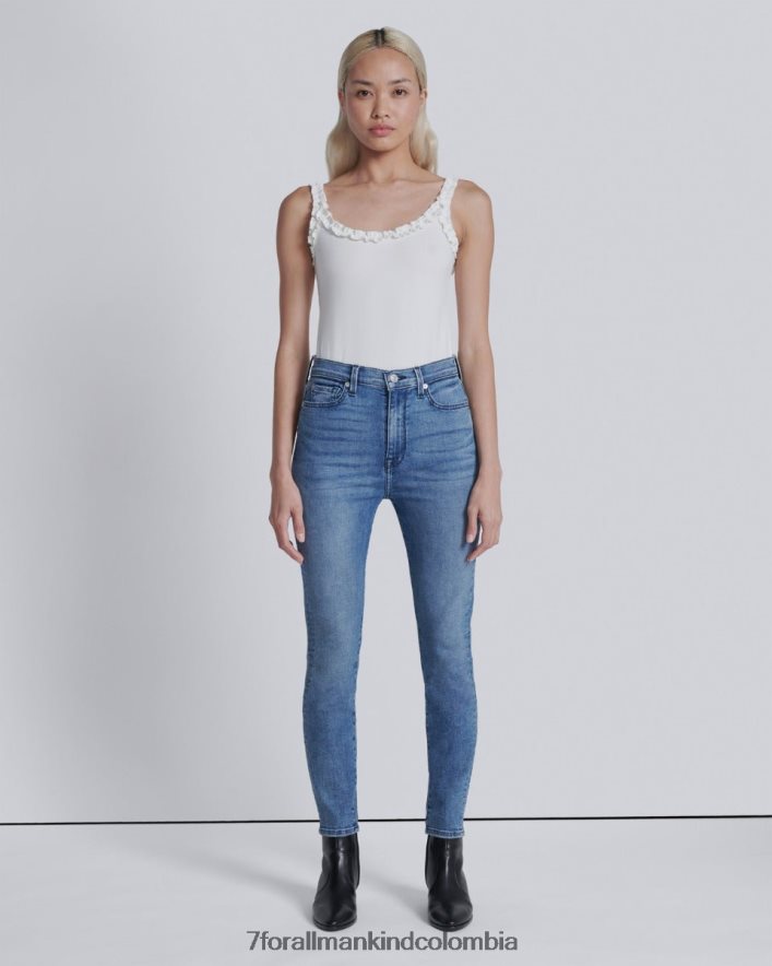 vestir 7 for All Mankind Skinny tobilleros de talle alto en dulce JBNRD199