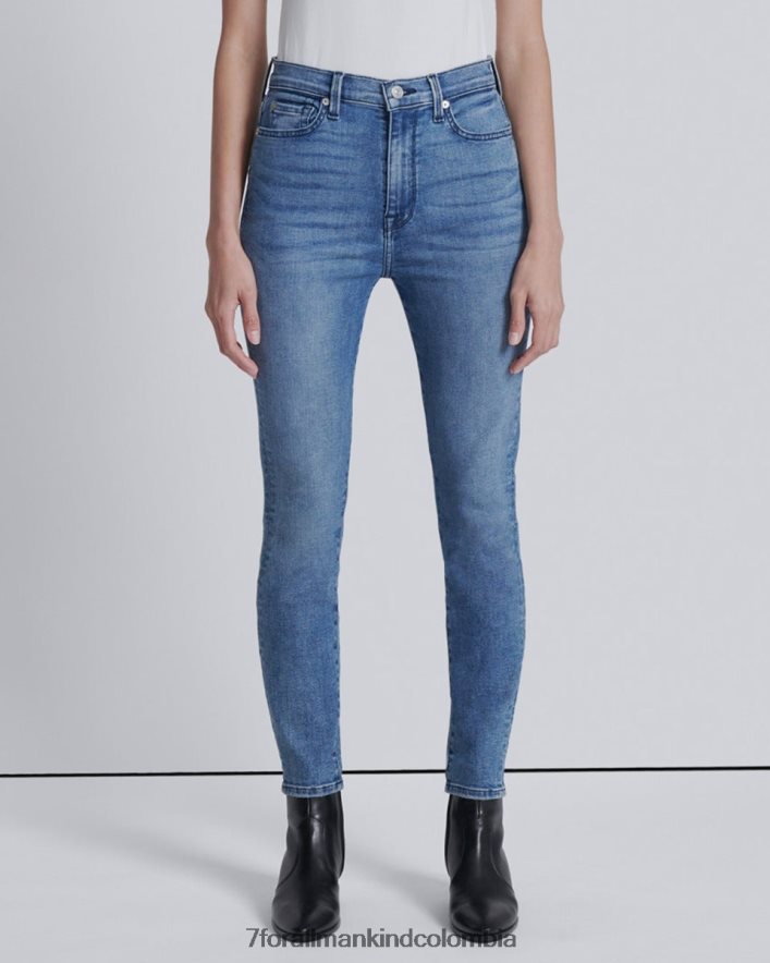 vestir 7 for All Mankind Skinny tobilleros de talle alto en dulce JBNRD199
