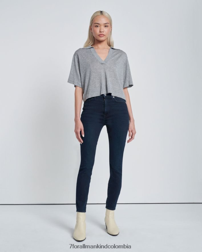 vestir 7 for All Mankind Skinny tobilleros de talle alto en seren JBNRD304