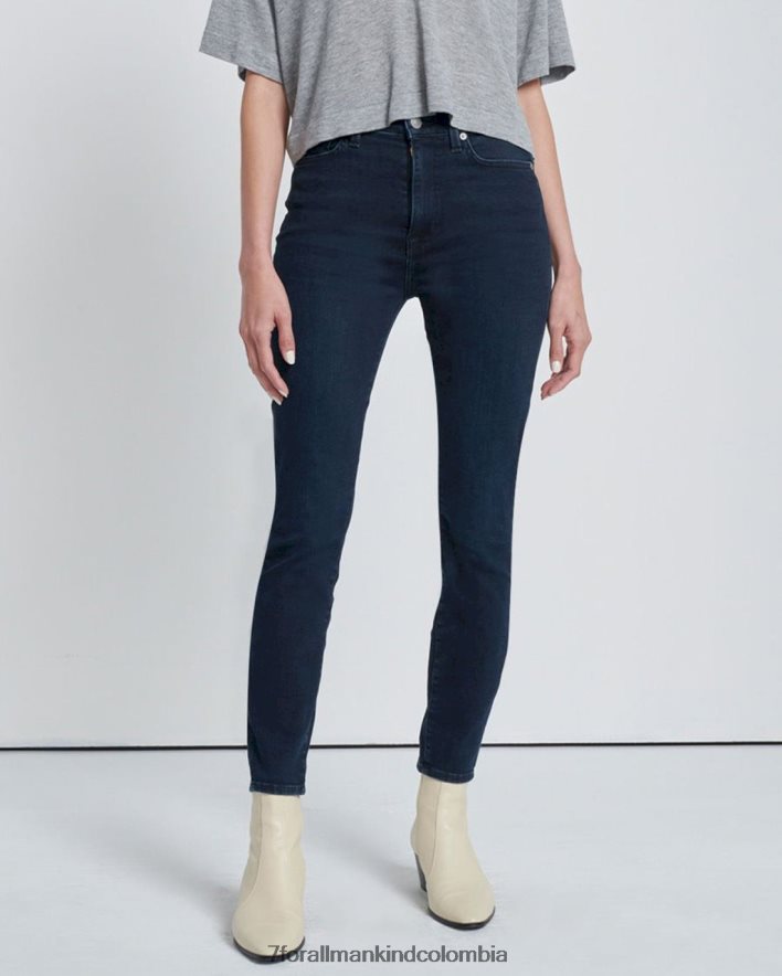vestir 7 for All Mankind Skinny tobilleros de talle alto en seren JBNRD304