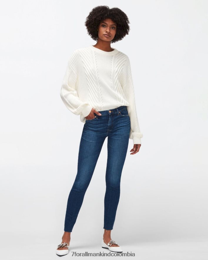 vestir 7 for All Mankind Slim Illusion cintura alta skinny en línea alta JBNRD64