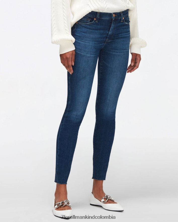 vestir 7 for All Mankind Slim Illusion cintura alta skinny en línea alta JBNRD64