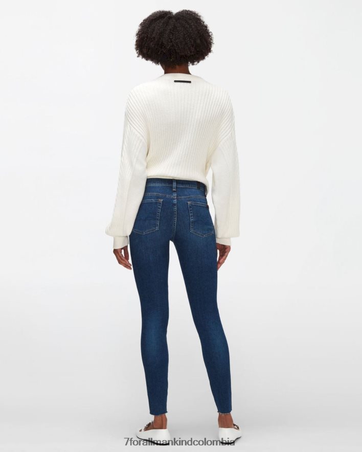 vestir 7 for All Mankind Slim Illusion cintura alta skinny en línea alta JBNRD64