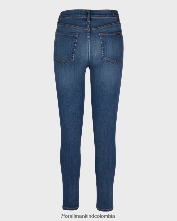 vestir 7 for All Mankind Slim Illusion cintura alta tobillo flaco en historia de amor JBNRD59