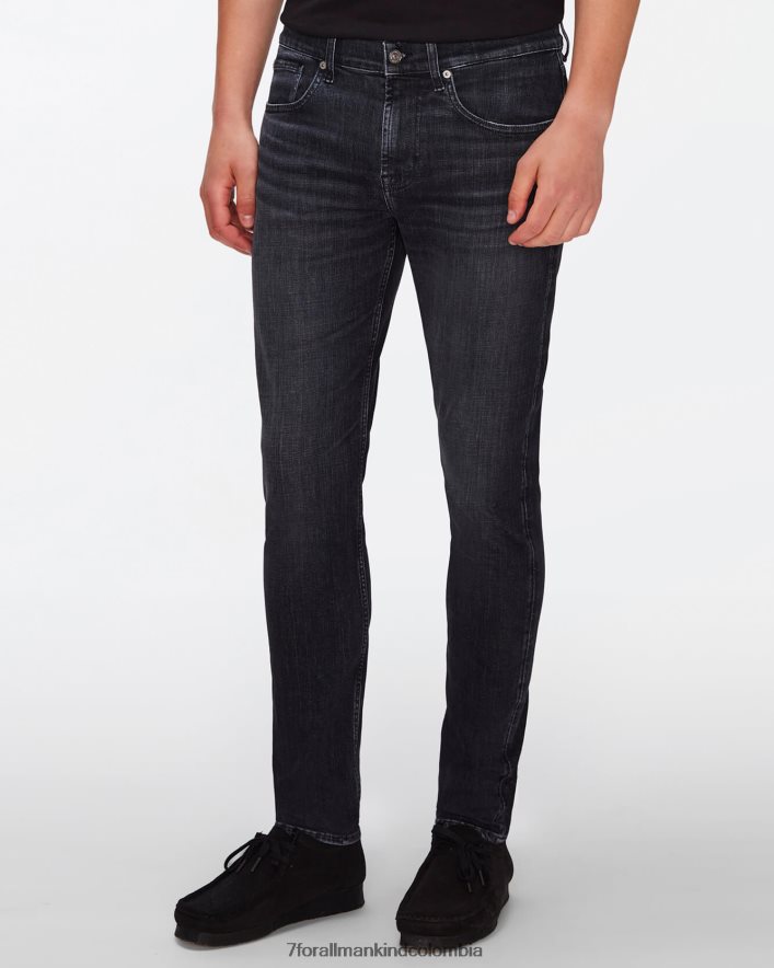 vestir 7 for All Mankind Tapered ajustado y ajustado Earthkind Stretch Tek en color Ranger JBNRD605