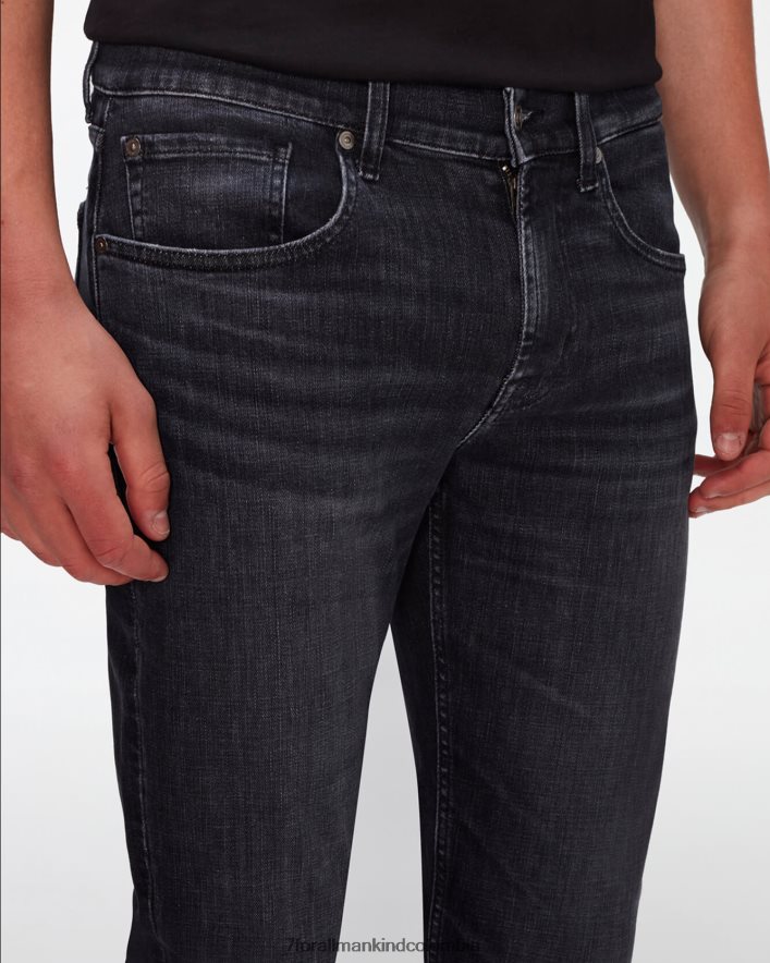 vestir 7 for All Mankind Tapered ajustado y ajustado Earthkind Stretch Tek en color Ranger JBNRD605