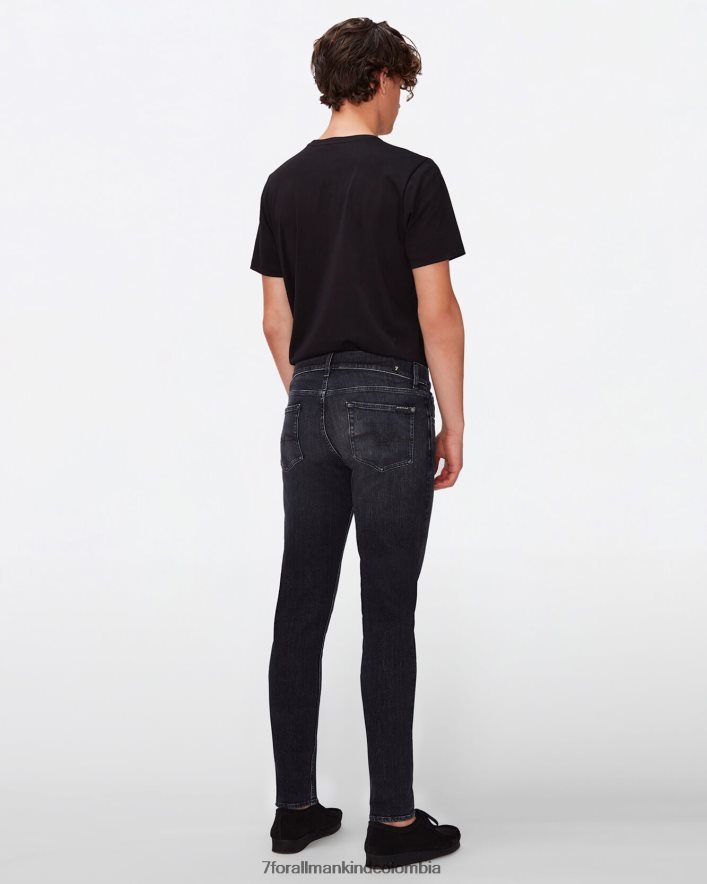 vestir 7 for All Mankind Tapered ajustado y ajustado Earthkind Stretch Tek en color Ranger JBNRD605