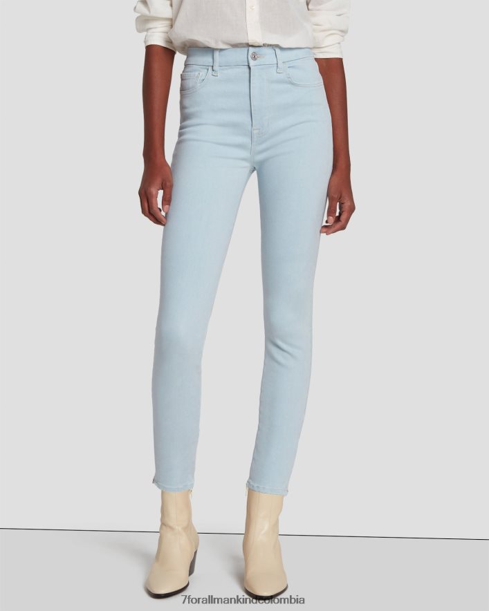 vestir 7 for All Mankind Tobilleros ajustados de talle muy alto sin filtro Peretti JBNRD25