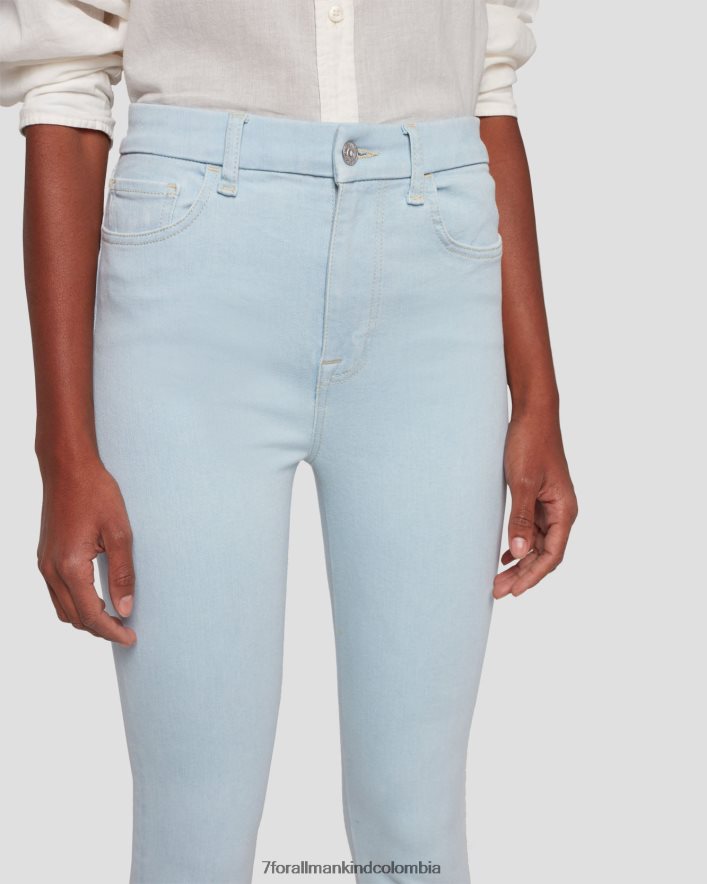 vestir 7 for All Mankind Tobilleros ajustados de talle muy alto sin filtro Peretti JBNRD25