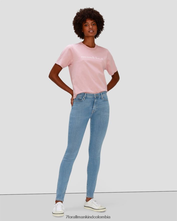 vestir 7 for All Mankind Tobilleros pitillo ilusión finos en color básico JBNRD115