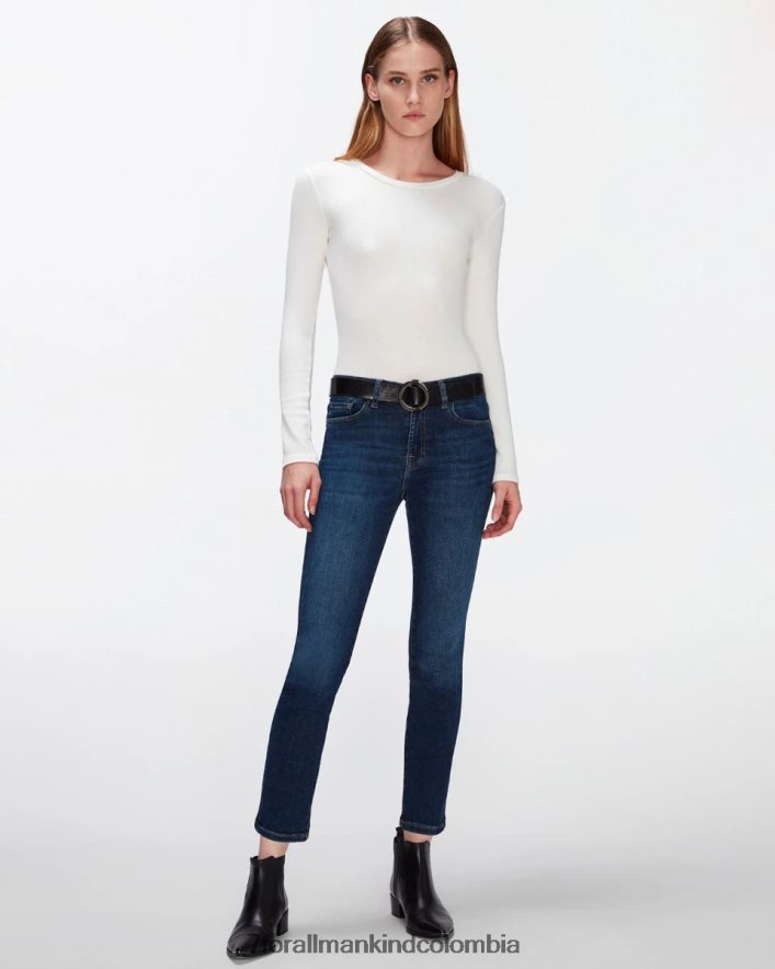 vestir 7 for All Mankind Tobillo Roxanne vintage de lujo en azul oscuro JBNRD306