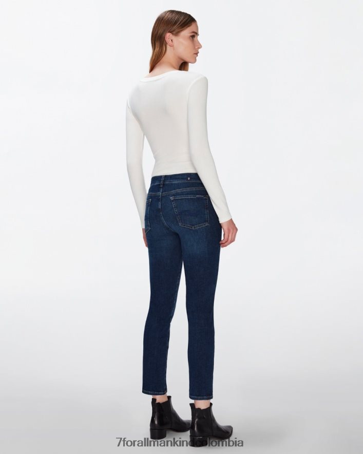 vestir 7 for All Mankind Tobillo Roxanne vintage de lujo en azul oscuro JBNRD306