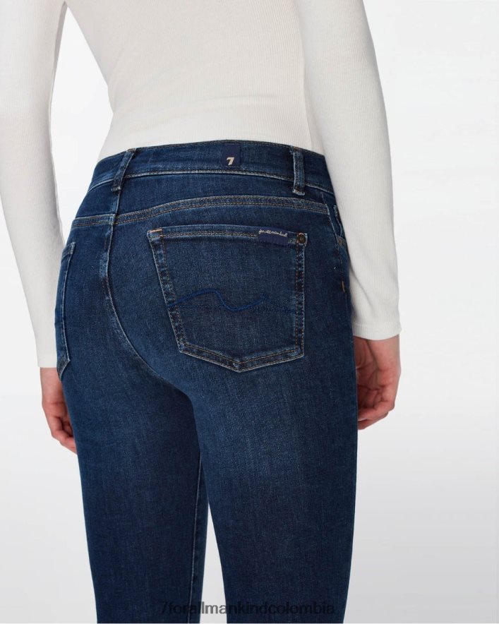 vestir 7 for All Mankind Tobillo Roxanne vintage de lujo en azul oscuro JBNRD306